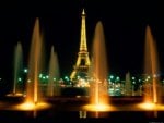 eiffel tower at night