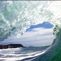 Surf off Palm Beach