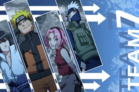 team 7 - sasuke, naruto, kakashi, sakura