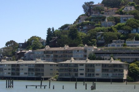 Great Neighborhood (Sausalito) - homes, ocean, sausalito, california