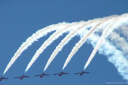 Canada-Snowbirds - wings, white, sky, planes