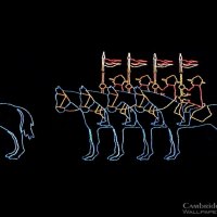 Lighting-display-of-Royal-Canadian-Mounted-Police--RCMP