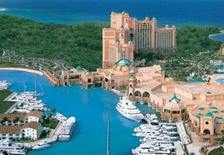 Bahamas - beauty, beach, islands, harbor, yachts