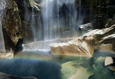 Beautiful waterfall - nice, water, waterfall, beautiful