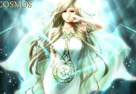 Cosmos - dissidia, female, long hair, final fantasy, games, beautiful, psp, anime, video games, cosmos, final fantasy dissidia