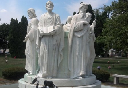 The Apostles - apostles, god, spirit, monument