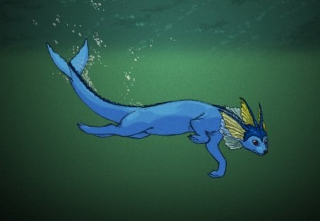 The Great Deep - swimming, vaporeon