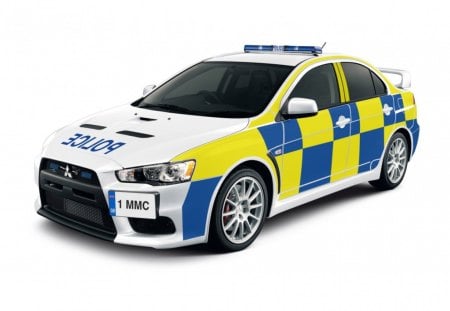 Mitsubishi Lancer Evolution X 2008 Police - 2008, lancer, evolution, mitsubishi, police, x