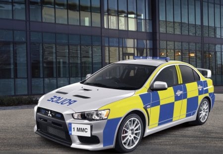 Mitsubishi Lancer Evolution X 2008 Police - x, 2008, mitsubishi, evolution, police, lancer