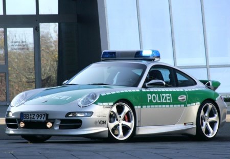 PORSCHE 977 POLICE CAR - supercar, police, porsche, car