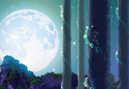 Moon - moon, nature