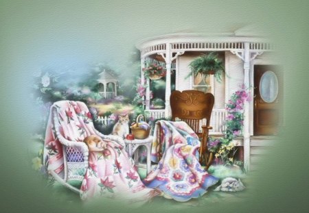 grandma's quilt - quilt, comfort, southern, grandma