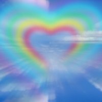 Rainbow heart