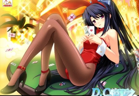 Wanna Play? - sexy, play, poker, dc, waitress, anime, casino