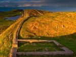 hadrians wall in northern england