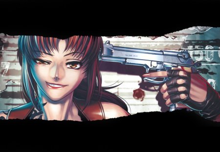 Black Lagoon - anime, revy, guns, black lagoon