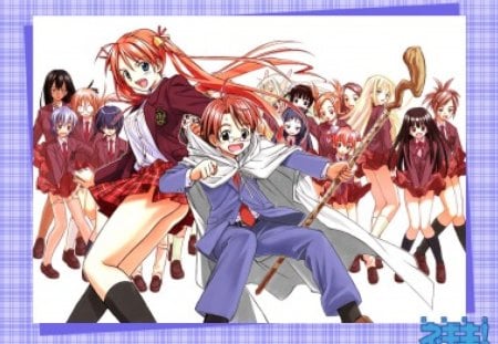 Negima! - negi springfield, anime, mahou sensei negima, asuna kagaurazaka, teacher, staff, negima, students, school uniforms, other