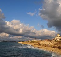 church on a crimean coast