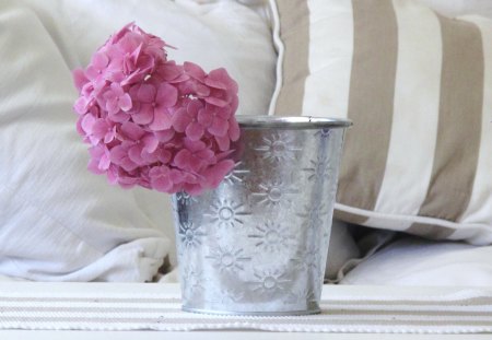 SITTING ROOM♥ - summer, sripes, beach, fashion, entertainment, light, silver vase, flowers, style, metal, sandy, sweet pink, living room, forever, sunshine, white, bright