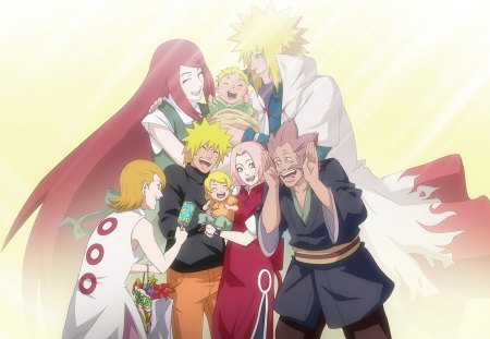 Naruto Family - narusaku, sakura, family, naruto