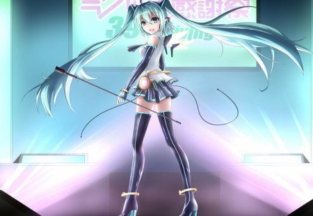 Hatsune Miku - anime, girl, cute, pretty