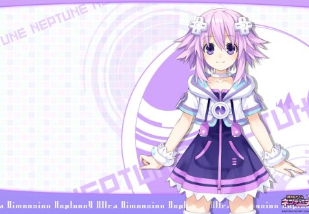 Neptune - neptunia hyperdimension, girl, anime, game