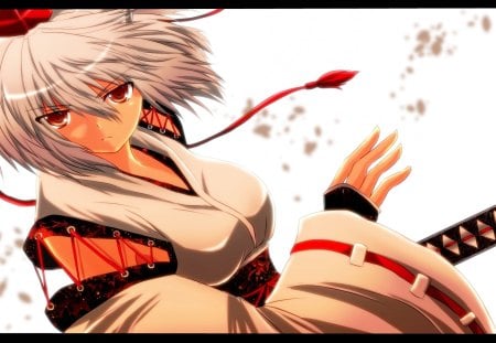 Inubashiri Momiji - anime, girl, female, inubashiri momiji