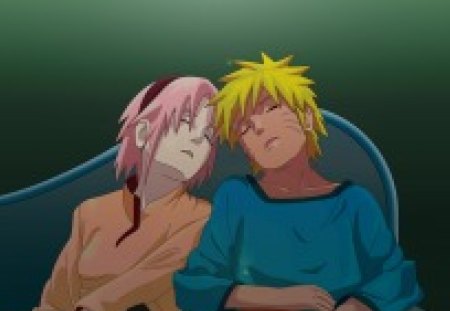 narusaku - narusaku, sakura, sleep, naruto