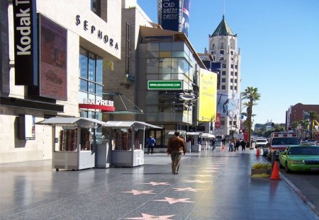 Hollywood Walk Of Fame - hollywood, walk of fame, hollywood walk of fame, movie stars