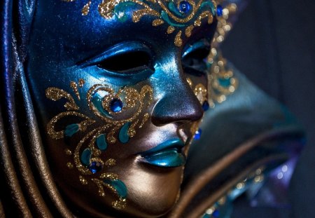 *** Carnival Masks *** - carniwal, color, mask, blue