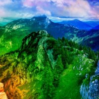 Peak in the clouds