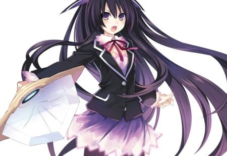 Yatogami Tooka - uniform, girl, female, yatogami tooka