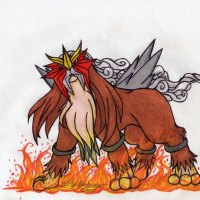 Drawing Of Entei