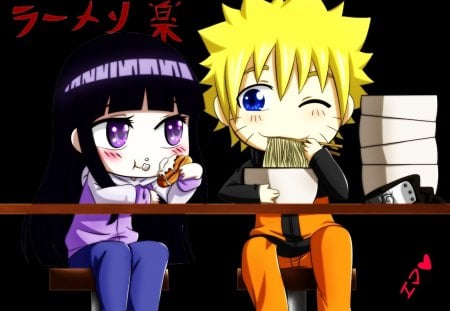 naruto and hinata - hinata, naruhina, naruto, ramem