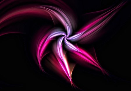 Fractal - fractal, abstract, black, art