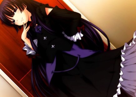 Dark Queen - anime, queen, girl, cute, sweet, dark