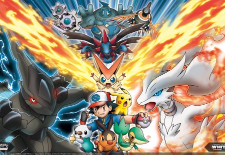 When Legends Meet - ash, battle, legendary, pokemon