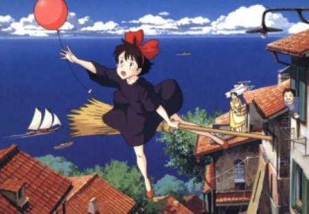 Kiki To the Rescue! - witch, kiki, anime, rescue