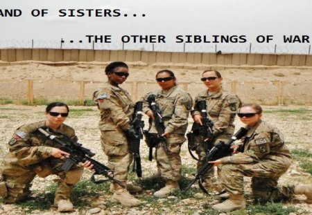 Band Of Sisters - usmc, marine corps, marines, recon