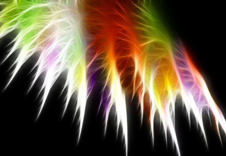 Abstract - abstract, feather, some, wonderful, colorful, awesome, 3d, nice, super