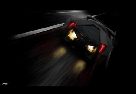 Lamborghini Ankonian - lamborghini, black, ankonian, lambo