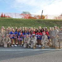 MARINES and USA CHEERLEADERS