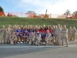 MARINES and USA CHEERLEADERS