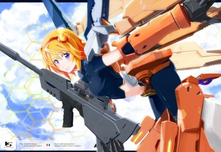 Dunois Charlotte - pretty, girl, infinite stratos, anime, cute