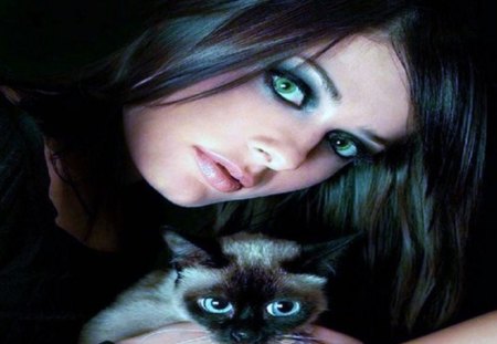 Two Pairs Of Beautiful Eyes - beautiful eyes, eyes, two pairs of beautiful eyes, cat