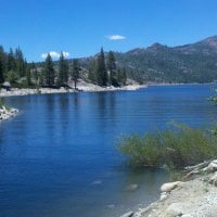 Rocky Lake in the Summer