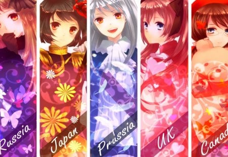 Axis Squad Beauty - cool, beauty, wall, new, anime