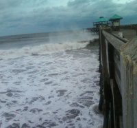 Hurricane Irene @ Folly Pier