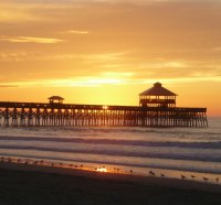 Sunrise at Folly Beach