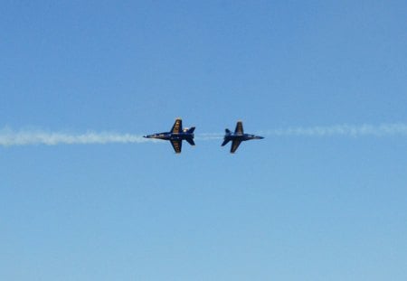 Blue Angels - aircraft, airshow, blue angels, military